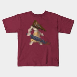 Pyramid Head low-res pixelart Kids T-Shirt